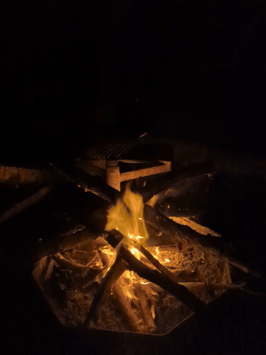 Hobart Beach campfire